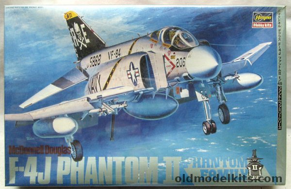 Hasegawa 1/48 McDonnell Douglas F-4J Phantom II - VF-84 'Jolly Rogers' USS Roosevelt / US Marines VMFA-451 'Warlords' USS Forrestal, P1 plastic model kit